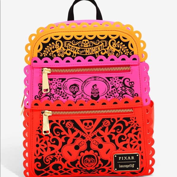 Loungefly Handbags - Loungefly Pixar Day of the Dead Coco Mini Backpack